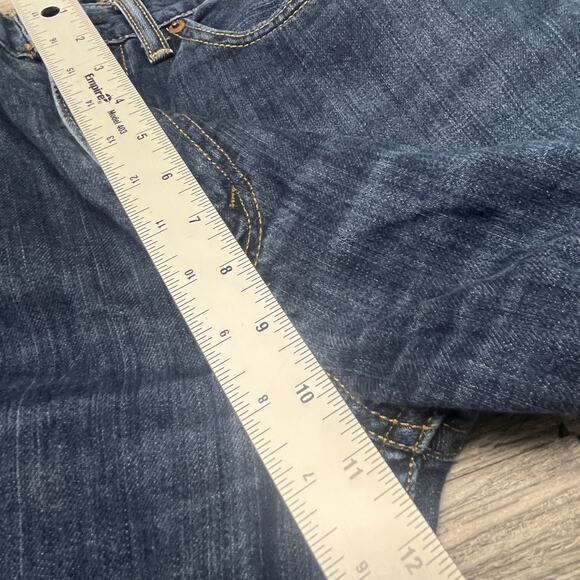 Levis 505 Mid Wash Faded Blue Men 34x30 Regular Fit Straight Denim Jeans Red Tab - Picture 9 of 15